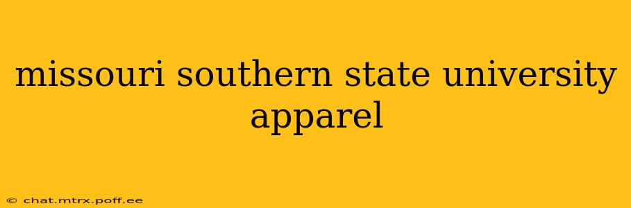 missouri southern state university apparel