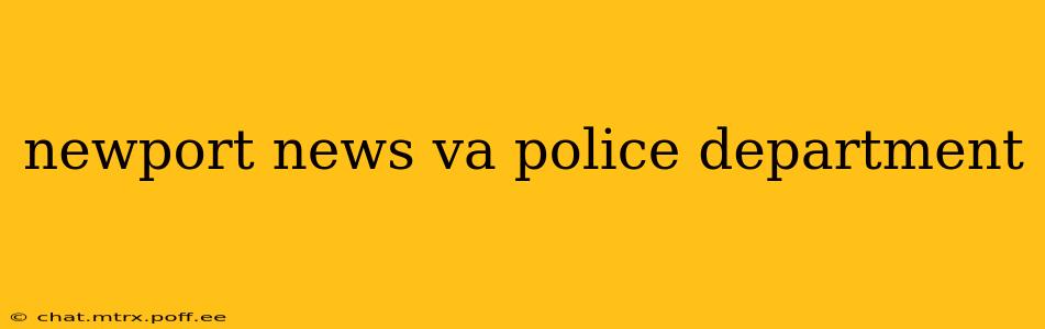 newport news va police department