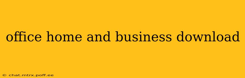 office home and business download