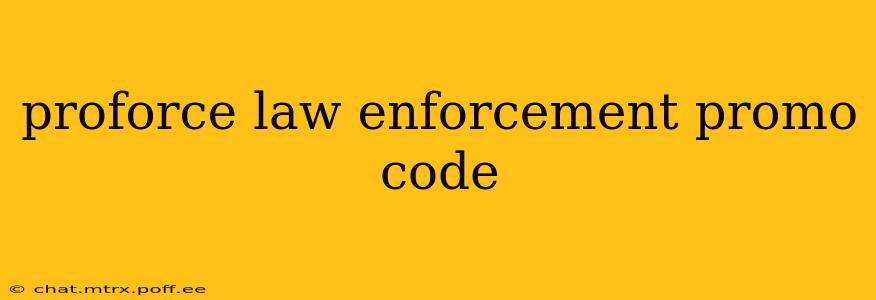 proforce law enforcement promo code