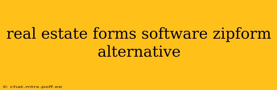 real estate forms software zipform alternative