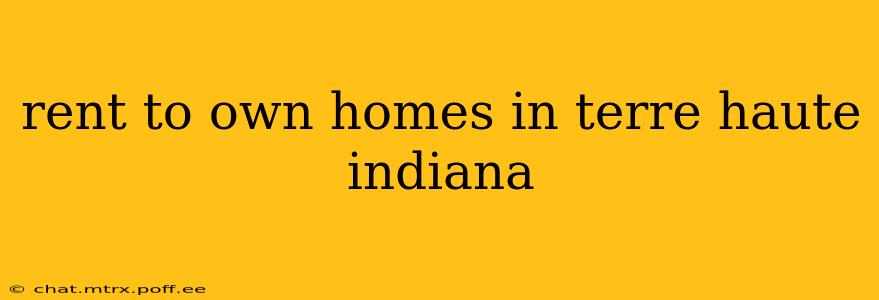 rent to own homes in terre haute indiana