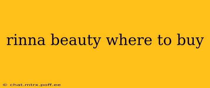 rinna beauty where to buy