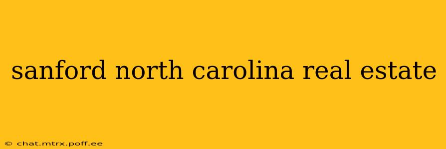 sanford north carolina real estate