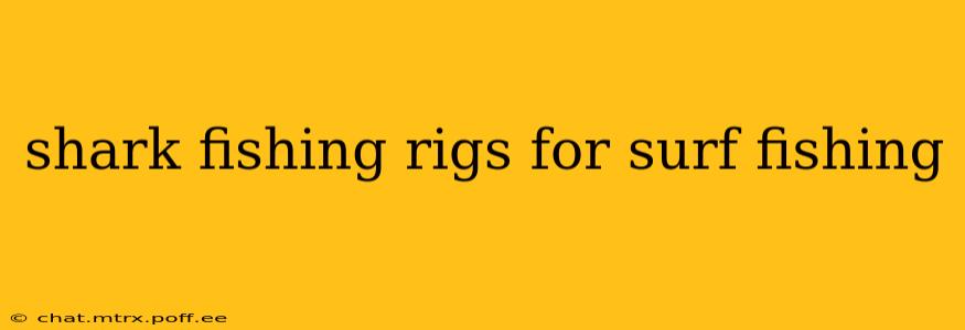 shark fishing rigs for surf fishing