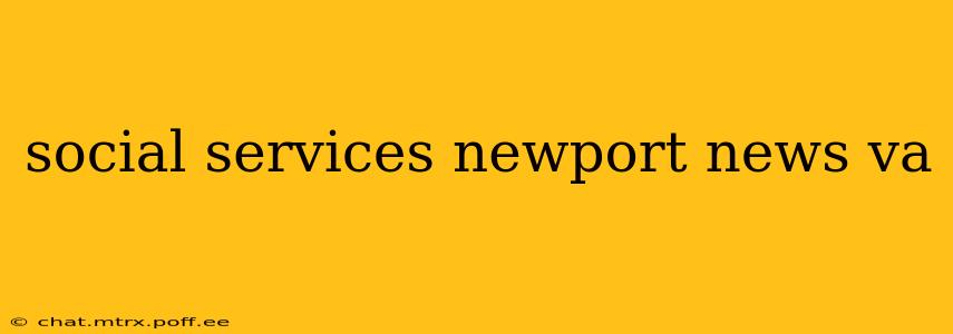 social services newport news va