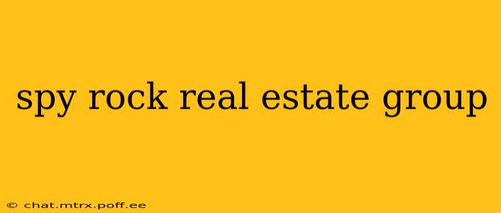 spy rock real estate group