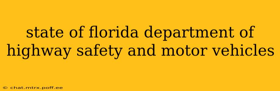 state of florida department of highway safety and motor vehicles