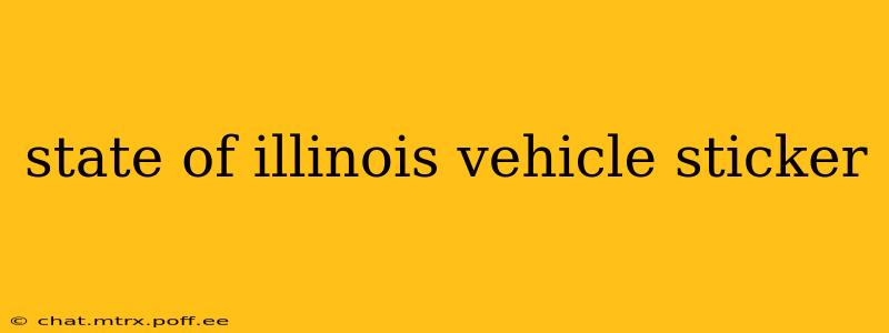 state of illinois vehicle sticker
