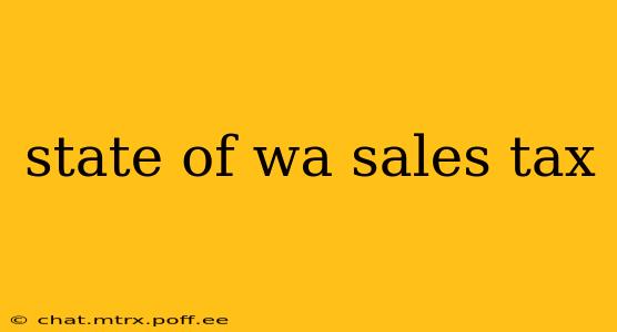 state of wa sales tax