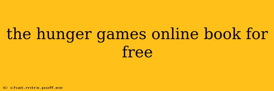 the hunger games online book for free
