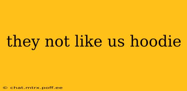 they not like us hoodie