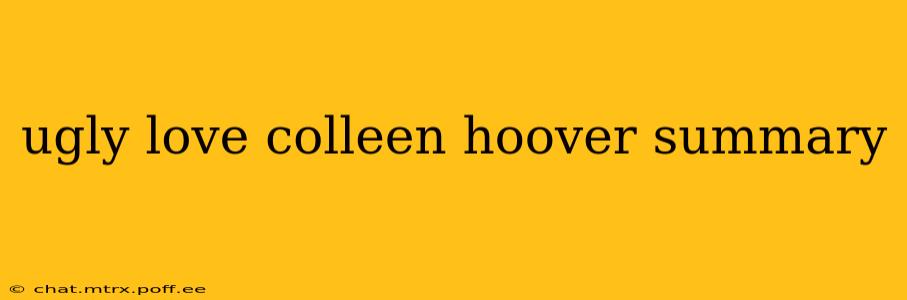 ugly love colleen hoover summary