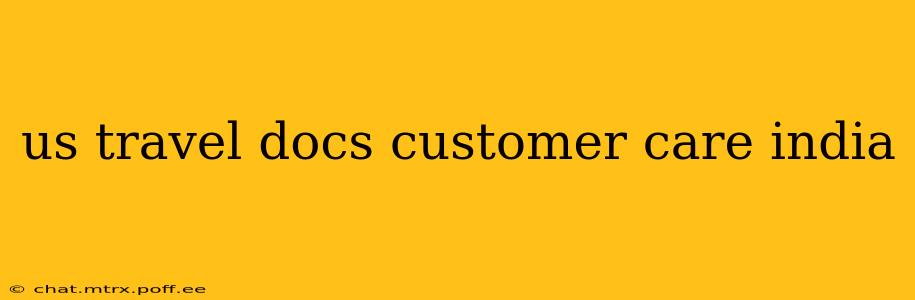 us travel docs customer care india