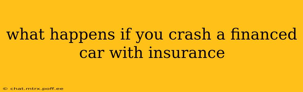 what happens if you crash a financed car with insurance