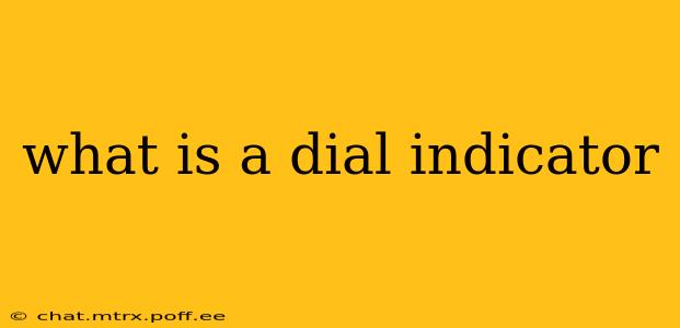 what is a dial indicator