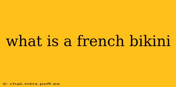 what is a french bikini
