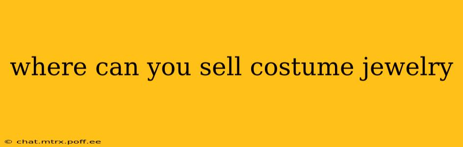 where can you sell costume jewelry