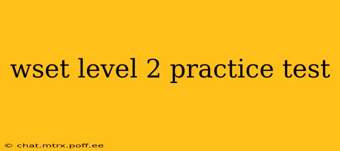 wset level 2 practice test